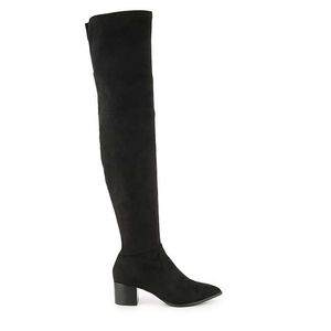 Karl Lagerfeld | Faux Suede Over the Knee Boots